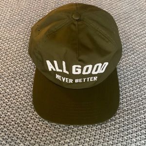 All Good Dark Green Hat